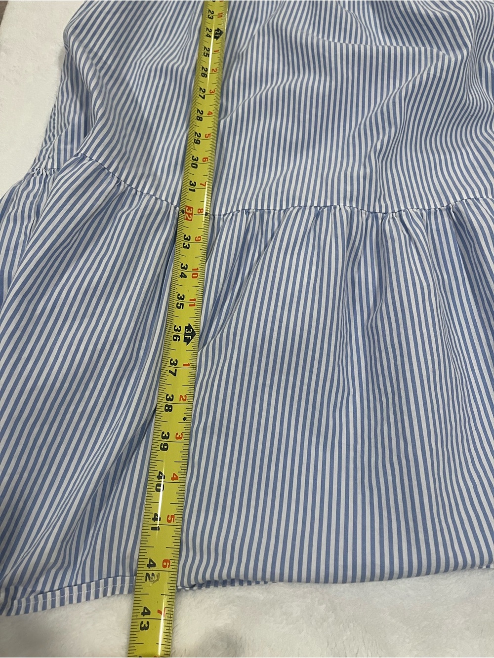 Who What Wear Striped Tiered Maxi Dress - Size Small - Picture 8 of 8